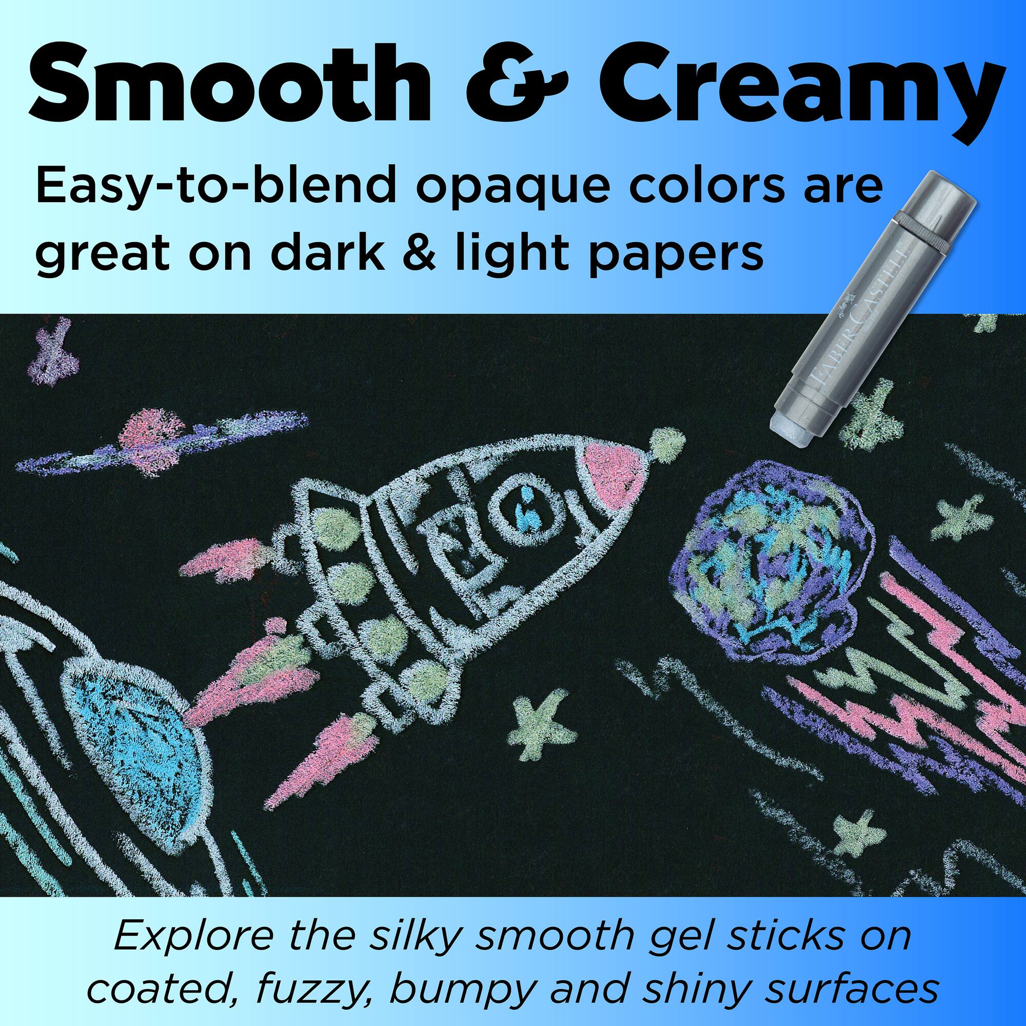 Faber-Castell® 120-Piece Metallic Gel Stick School Pack